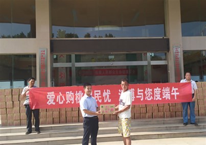 爱心购桃解民忧  人生就是博-尊龙凯时与您度端午